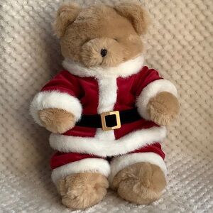 Michaels Santa Bear Plush 9 inch Christmas Teddy Bear Holiday Stuffed Animal 🎅🏼